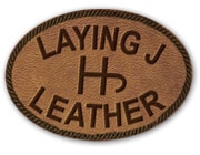 Laying J Leather logo Laying J Leather logo
