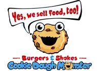 Cookie Dough Monster Burger & Shakes logo